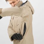 Men's Insulated Hooded Jacket Stance Cargo Roasted Cashew-Heather - Image 6