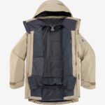 Men's Insulated Hooded Jacket Stance Cargo Roasted Cashew-Heather - Image 7
