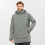 Men's Insulated Hooded Jacket Stance Cargo Sedona Sage-Heather - Image 2