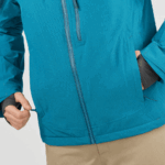 Men's Insulated Hooded Jacket Untracked Blue-Barrier Reef-Heather - Image 4