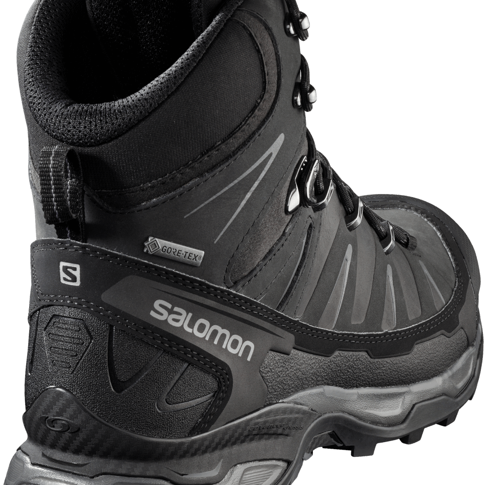 Men's Leather Hiking Boots X Ultra Trek Gore-Tex Black-Magnet - Image 4