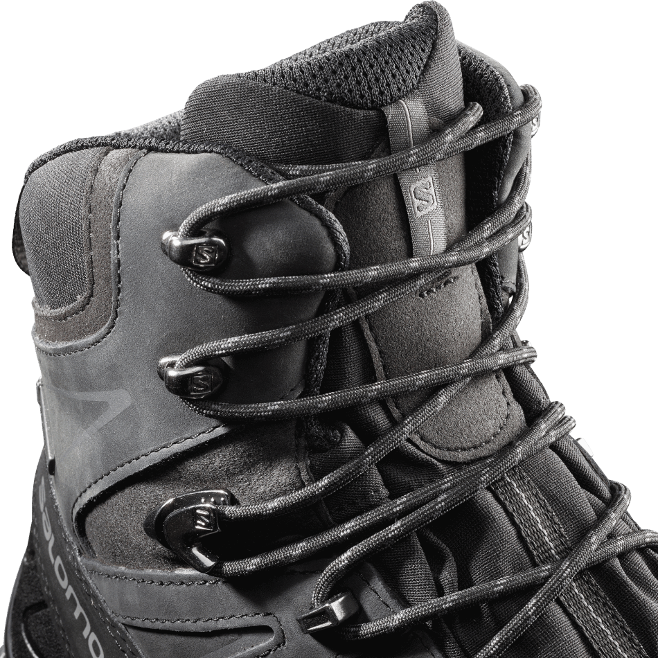 Men's Leather Hiking Boots X Ultra Trek Gore-Tex Black-Magnet - Image 5