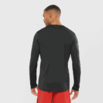 Men's Long Sleeve T-Shirt Agile Black - Image 2