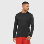 Men's Long Sleeve T-Shirt Agile Black