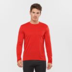Men's Long Sleeve T-Shirt Agile Goji Berry - Image 2