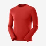 Men's Long Sleeve T-Shirt Agile Goji Berry