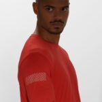 Men's Long Sleeve T-Shirt Agile Goji Berry - Image 4