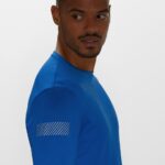 Men's Long Sleeve T-Shirt Agile Nautical Blue - Image 4