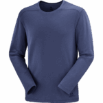 Men's Long Sleeve T-Shirt Essential Mood Indigo - Image 3