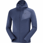 Men's Midlayer Jacket With Hood Essential Lightwarm Hooded Mood Indigo - Image 6