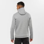 Men's Midlayer Jacket With Hood Essential Xwarm Hybrid Grey-Heather - Image 3