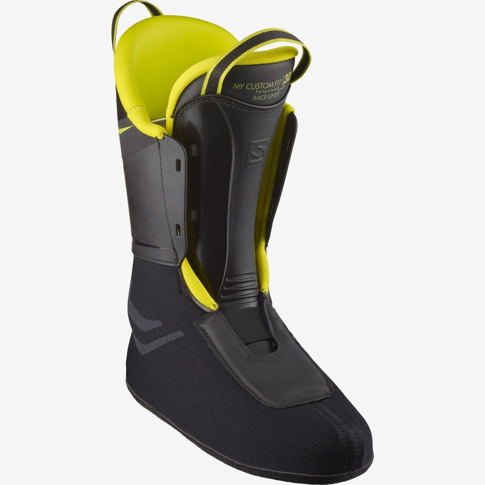 Men's On-Piste Boots S/Pro Hv 130 Night Sky-Acid Green-Black - Image 3