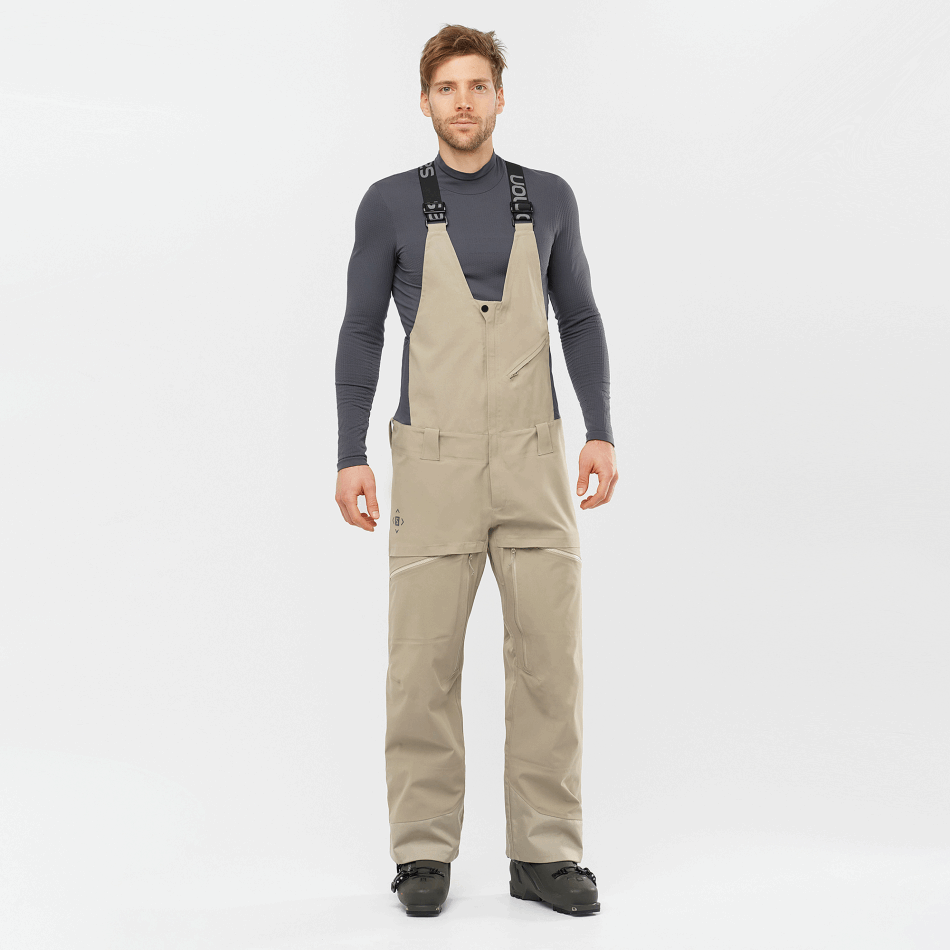 mens_pants_stance_3l_bib_roasted_cashew.png Men's Pants Stance 3L Bib Roasted Cashew - Image 1