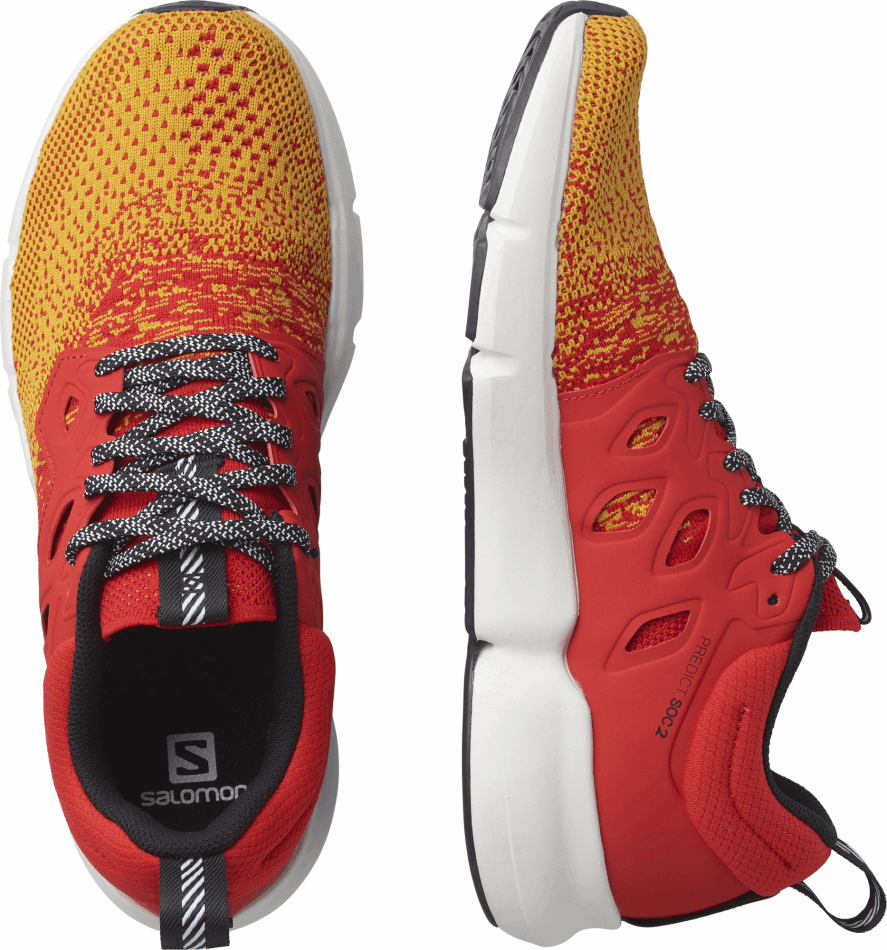 Men's Running Shoes Predict Soc 2 Autumn Blaze-Goji Berry-Black - Image 6
