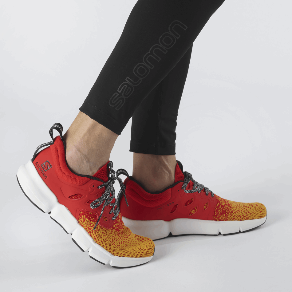 Men's Running Shoes Predict Soc 2 Autumn Blaze-Goji Berry-Black - Image 7