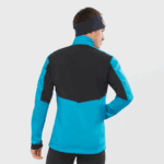 Men's Shell Jacket Agile Softshell Barrier Reef-Black - Image 2