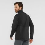 Men's Shell Jacket Agile Softshell Black - Image 3