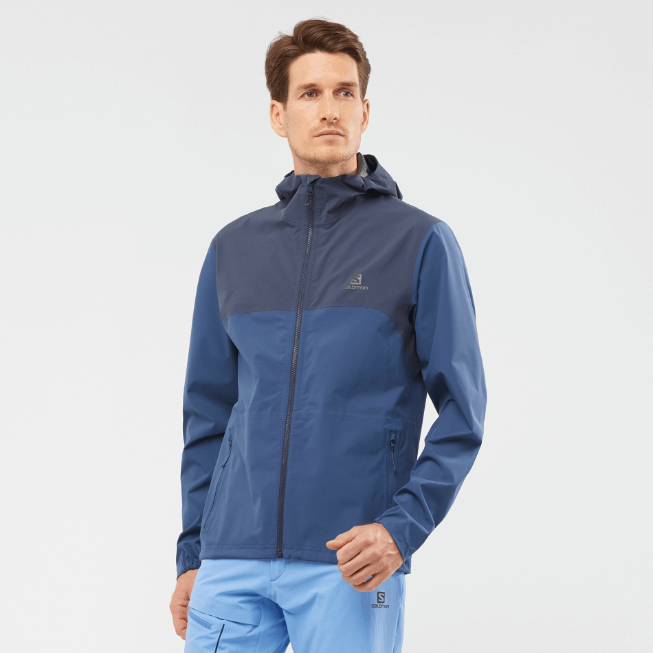 mens_shell_jacket_essential_waterproof_2_5l_dark_denim_mood_indigo.png Men's Shell Jacket Essential Waterproof 2.5L Dark Denim-Mood Indigo - Image 1