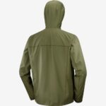 Men's Shell Jacket Outlife Packable Shell U Olive Night - Image 3