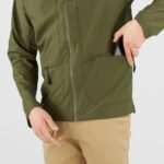 Men's Shell Jacket Outlife Packable Shell U Olive Night - Image 4
