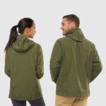 Men's Shell Jacket Outlife Packable Shell U Olive Night - Image 5