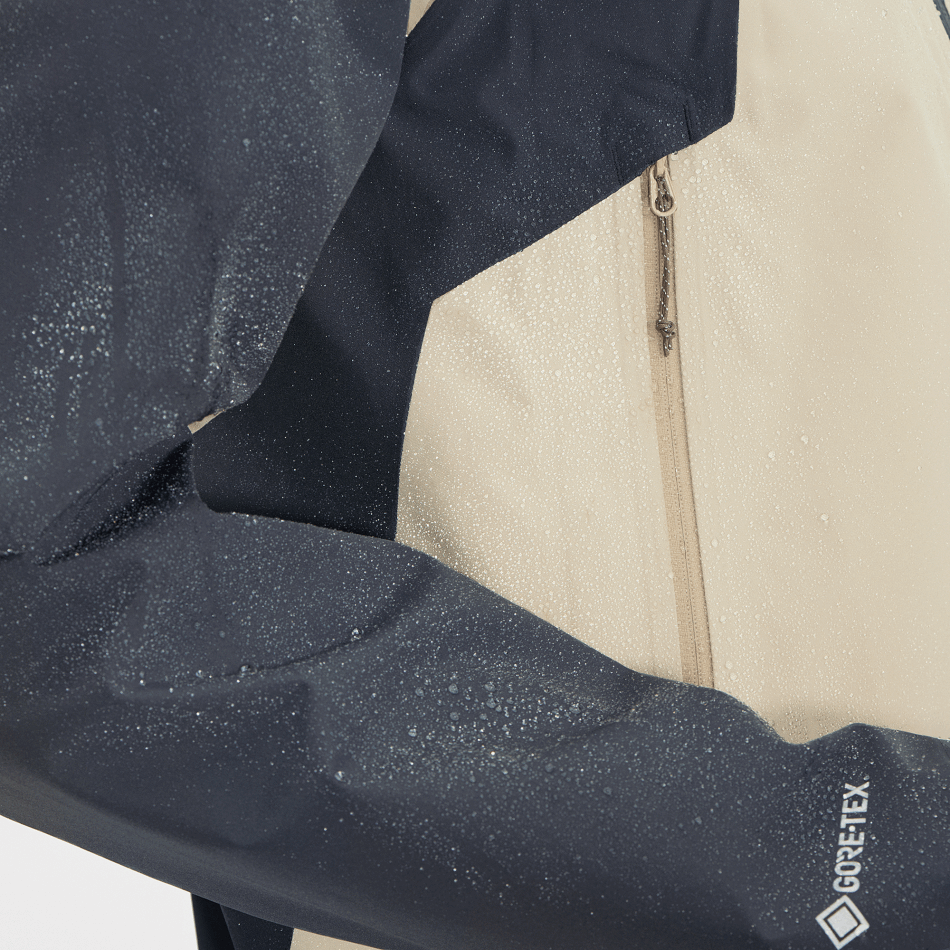 Men's Shell Jacket Outline Gore-Tex 2.5 Layers Plaza Taupe-Ebony - Image 8