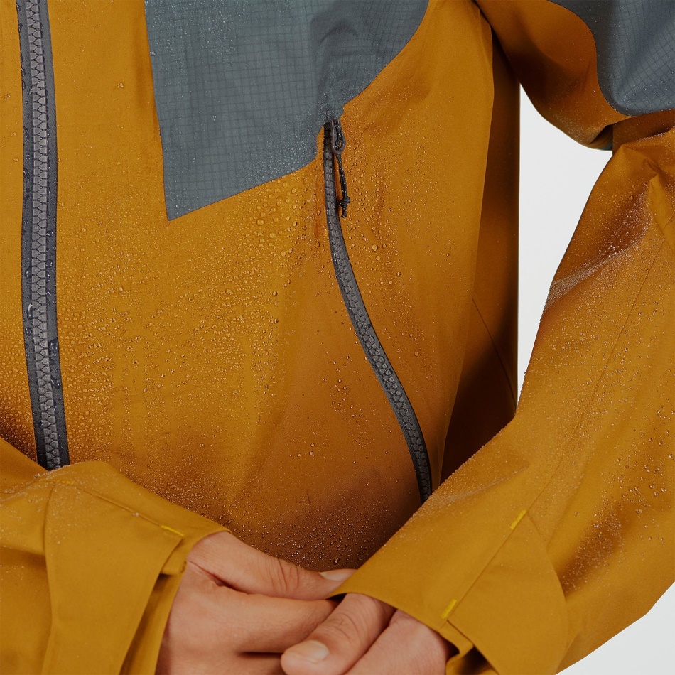 Men's Shell Jacket Outline Gore-Tex Hybrid Ebony-Bronze Brown - Image 10