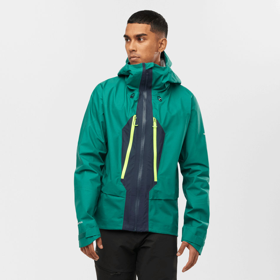 mens_shell_jacket_outpeak_gore_tex_3l_pacific_night_sky.png Men's Shell Jacket Outpeak Gore-Tex 3L Pacific-Night Sky - Image 1