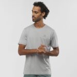 Men's Short Sleeve T-Shirt Agile Training Alloy-Heather - Image 2