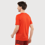 Men's Short Sleeve T-Shirt Cross Rebel Fiery Red - Image 2