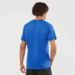 Men's Short Sleeve T-Shirt Cross Rebel Nautical Blue - Image 2