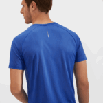 Men's Short Sleeve T-Shirt Cross Rebel Nautical Blue - Image 3