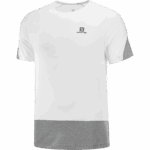 Men's Short Sleeve T-Shirt Cross Run White-Black-Heather - Image 4