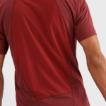 Men's Short Sleeve T-Shirt Outline Cabernet-Mood Indigo - Image 3