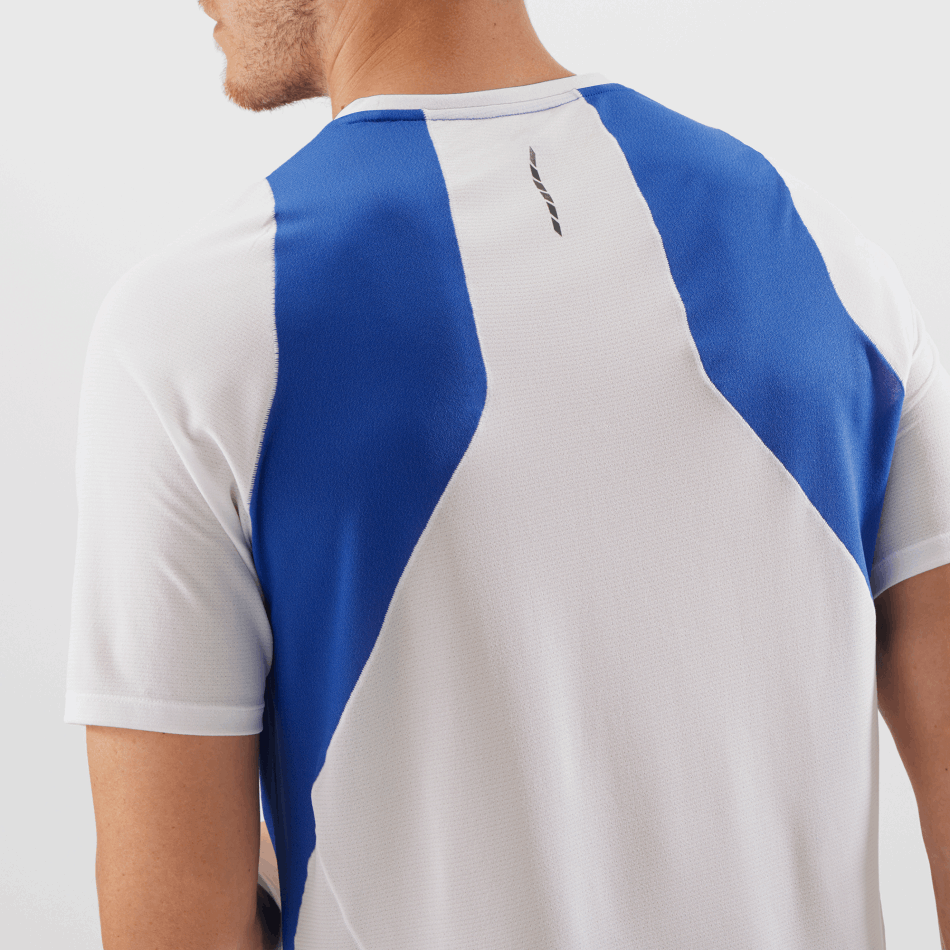 Men's Short Sleeve T-Shirt Sense Aero Nautical Blue-White - Image 3