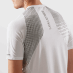 Men's Short Sleeve T-Shirt Sense Aero White-Black - Image 3