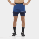 Men's Shorts Cross 2In1 Navy Peony-Night Sky
