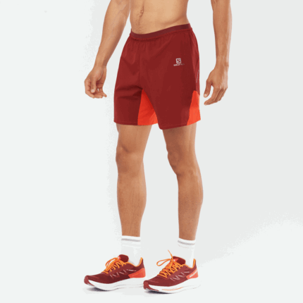 Men's Shorts Cross 7'' No Liner Cabernet-Fiery Red