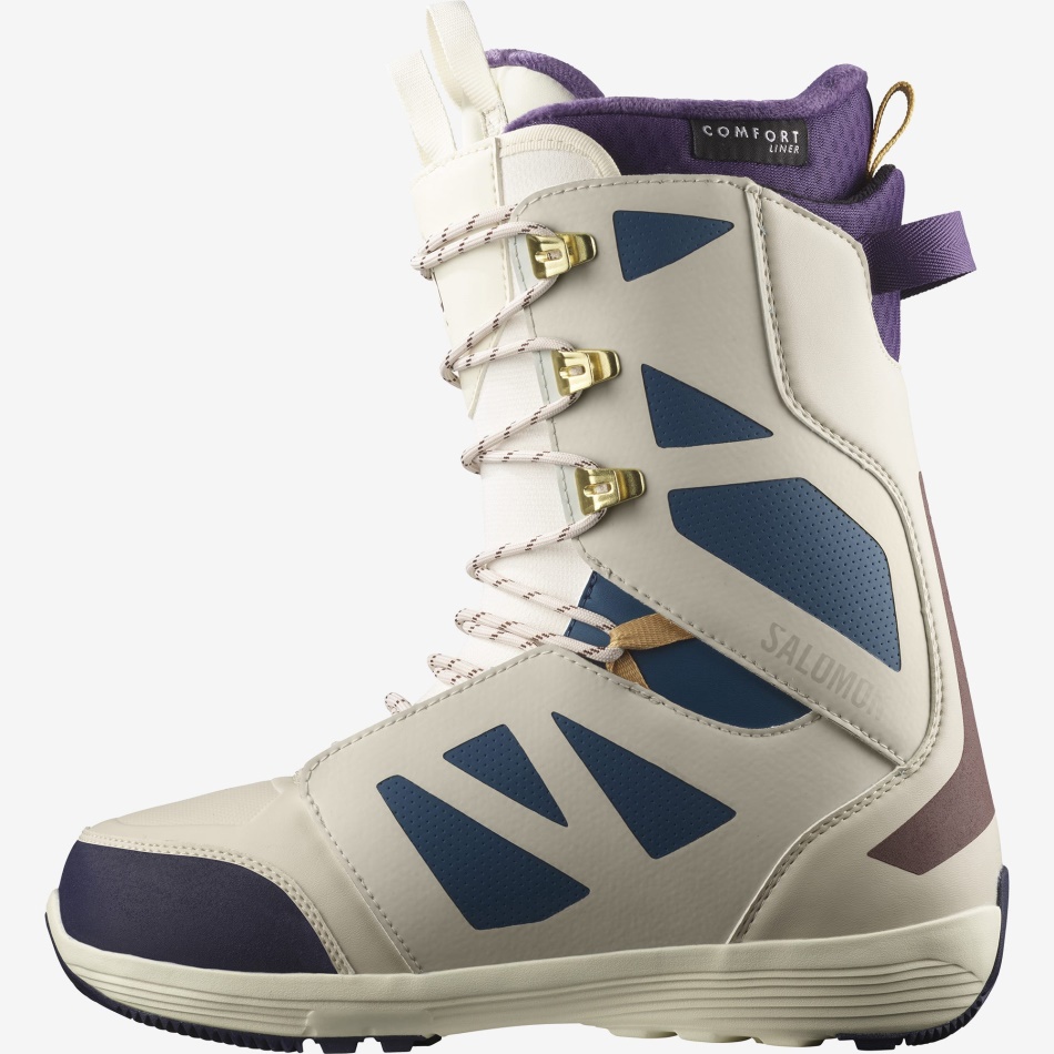 Men's Snowboard Boots Launch Lace Sj Boa Team Vanilla Ice-Grape - Image 5