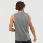 Men's Tank Cross Run Graphic Black-Heather - Image 2