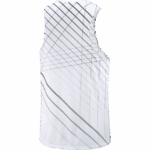 Men's Tank Sense Aero Singlet White-Black - Image 4