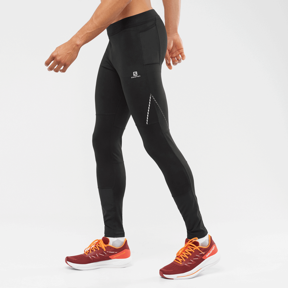 mens_tights_cross_run_black.png Men's Tights Cross Run Black - Image 1