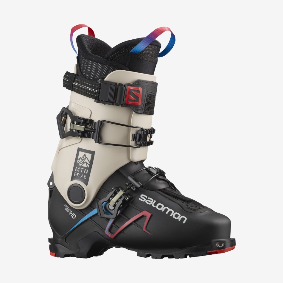 mens_touring_boots_s_lab_mtn_black_rainy_day_red.jpg Men's Touring Boots S/Lab Mtn Black-Rainy Day-Red - Image 1