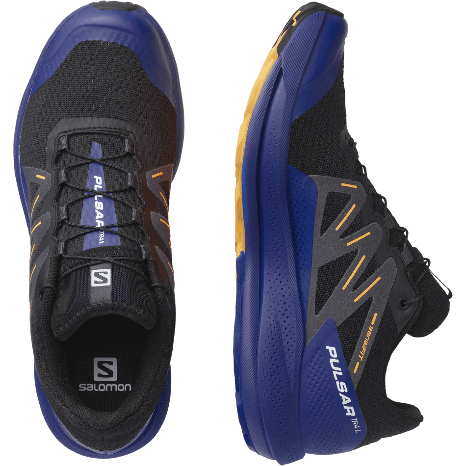 Men's Trail Running Shoes Pulsar Trail Black-Blue-Blazing Orange - Image 6