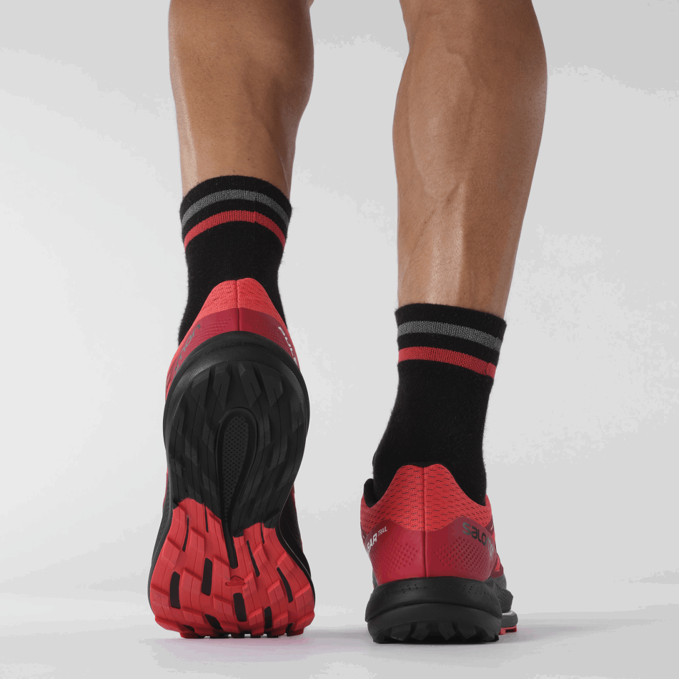 Men's Trail Running Shoes Pulsar Trail Poppy Red-Biking Red-Black - Image 8