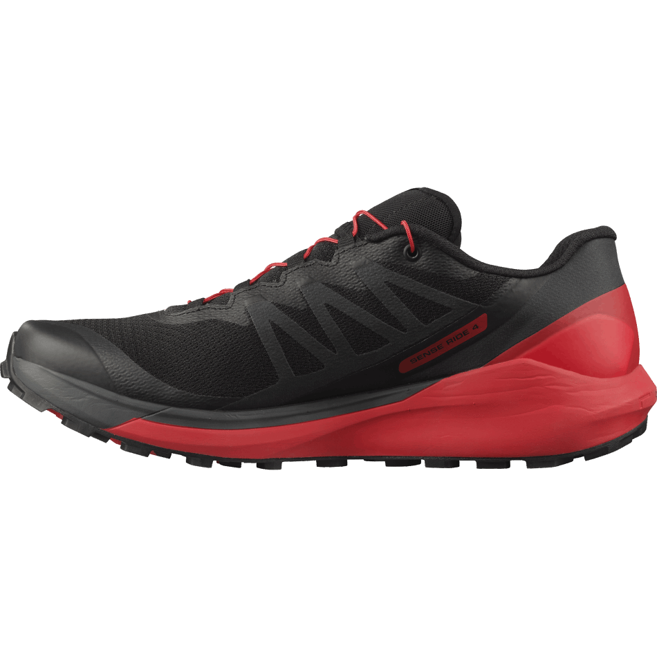 Men's Trail Running Shoes Sense Ride 4 Black-Goji Berry-Phantom - Image 5