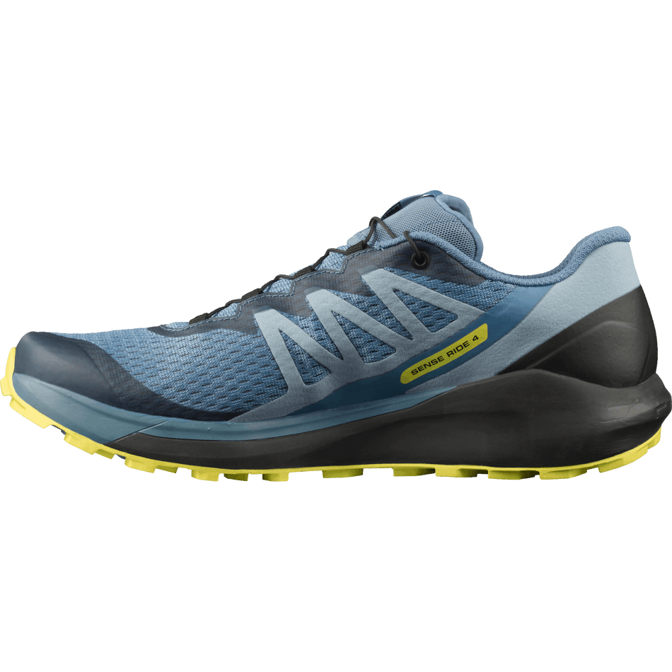 Men's Trail Running Shoes Sense Ride 4 Blue-Black-Evening Primrose - Image 5