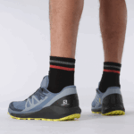 Men's Trail Running Shoes Sense Ride 4 Blue-Black-Evening Primrose - Image 8
