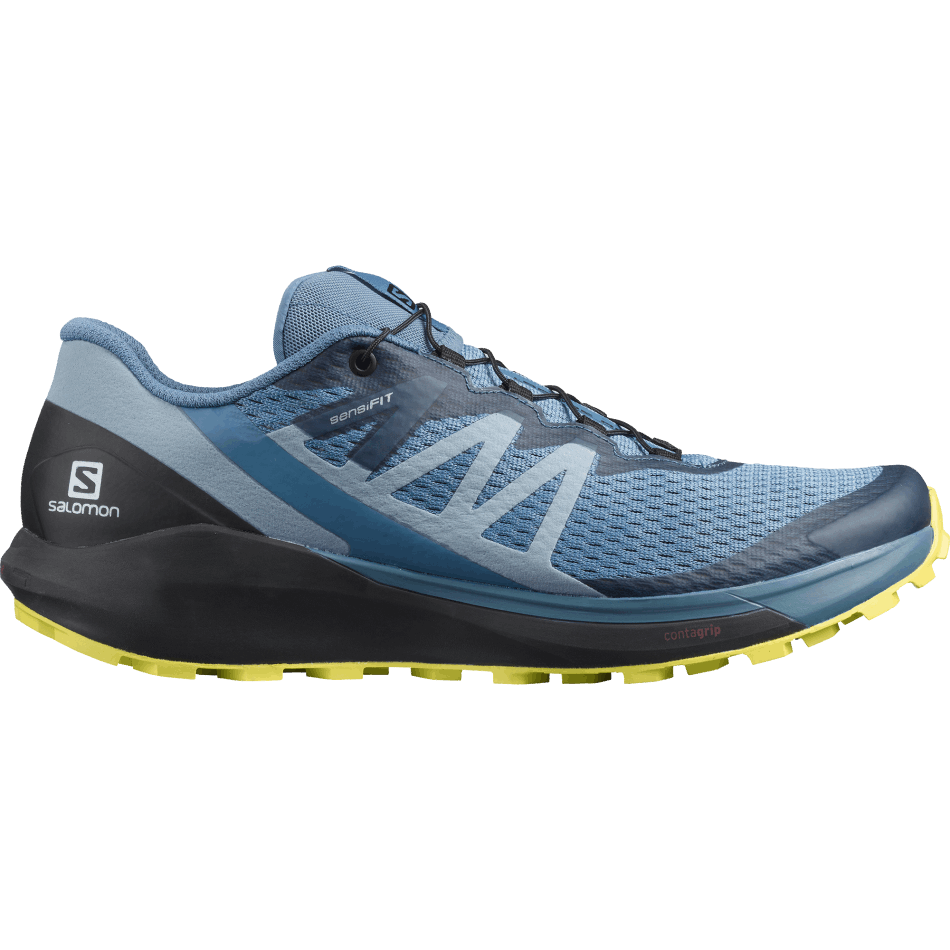 Men's Trail Running Shoes Sense Ride 4 Blue-Black-Evening Primrose - Image 1