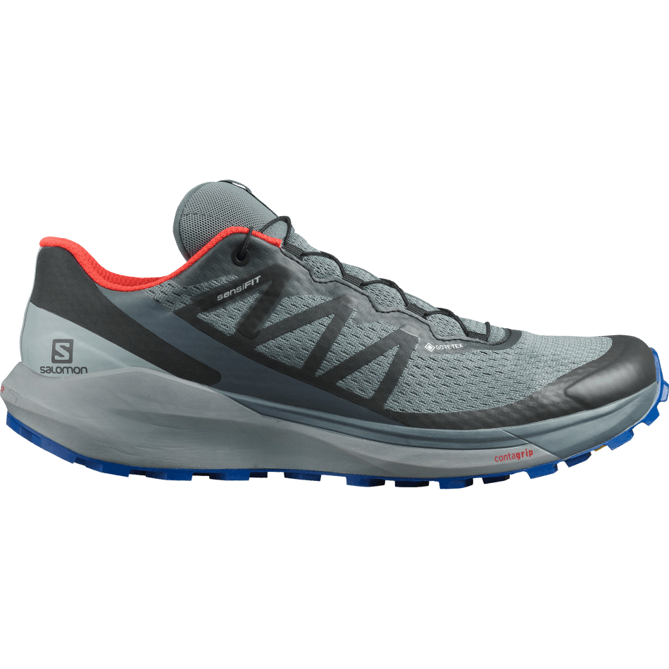 Men's Trail Running Shoes Sense Ride 4 Gore-Tex Invisible Fit Quarry-Tomato - Image 1